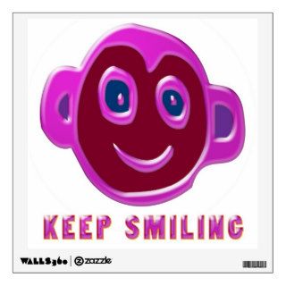 KEEP SMILING ; Happy Faces Room Graphics