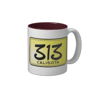 Calisota 313 License Plate Coffee Mug