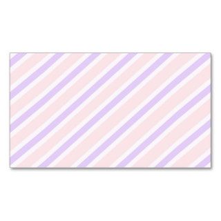 Mod Baby Pink Purple Pastel Stripes Pattern Business Card Templates