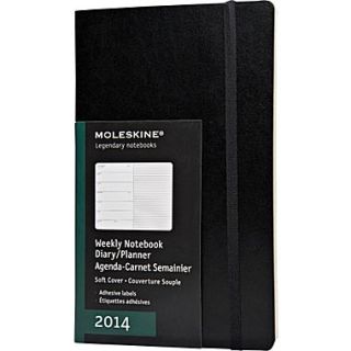 Moleskine 2014 Large Planners, 5 x 8 1/4  Make More Happen at