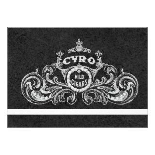 Cyro Mild Cigars Vintage Label Announcement