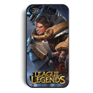 League of Legends the Might of Demacia Steel Legion Garen Skin Iphone 4 Case Iphone 4S Case Cell Phones & Accessories