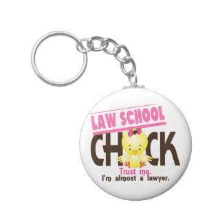 Law School Chick 3 Key Chain