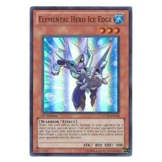 Yu gi oh Elemental Hero Ice Edge STOR EN098 Super Rare Toys & Games