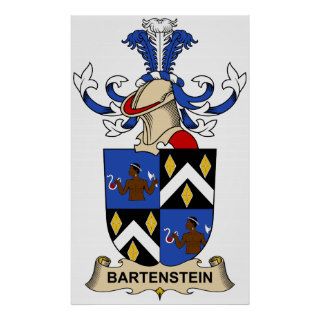 Bartenstein Family Crests Print