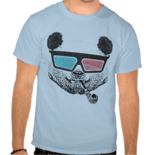 Vintage panda 3D glasses Shirt