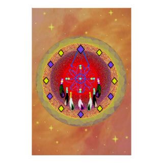Dreamcatcher Native American Posters