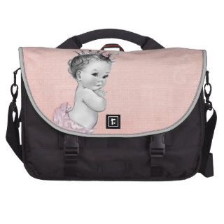 Vintage Pink Princess Baby Computer Bag