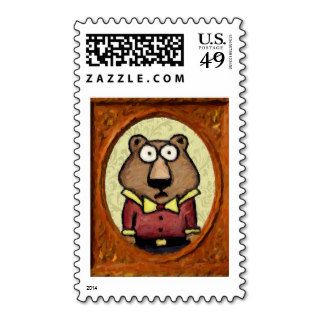 Portrait of a Bear Stamp