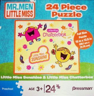 Mr. Men Little Miss Sunshine 24 Piece Puzzle   Little Miss Chatterbox & Little Miss Sunshine Toys & Games