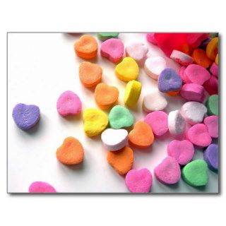 Valentines Sweethearts Candy Postcard