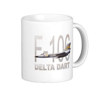 F 106 Delta Dart Fighter Jet Aircraft Coffee Mugs