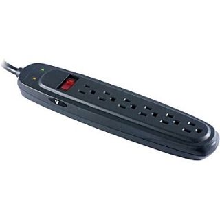 V7 SA0604B 8N6 6 Outlet 900 Joule Surge Protector With 4 Cord  Make More Happen at