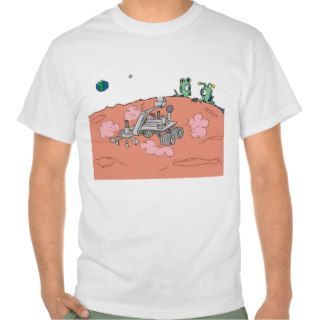 Mars Rover Curiosity Comic T Shirts