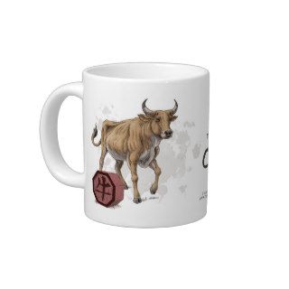 Year of the Ox Chinese Zodiac Animal Art Extra Large Mugs