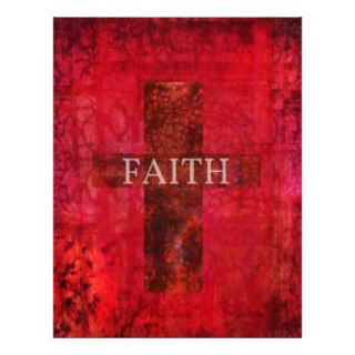 FAITH CROSS  Hip Contemporary Christian art Customized Letterhead