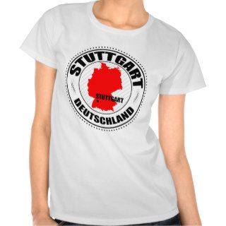 Stuttgart Stamp A002 T shirts