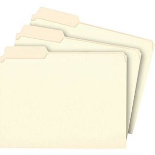 Manila File Folders, Letter, 3 Tab, Left Position, 100/Box  Make More Happen at
