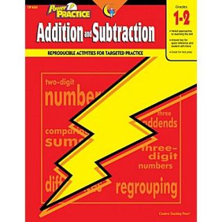 Creative Teaching Press™ Addition & Subtraction Power Practice Book, Grades 1st   2nd  Make More Happen at
