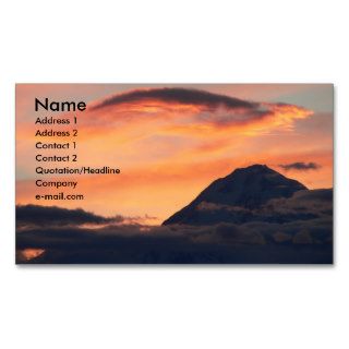 Denali at Midnight Profile Card Business Card