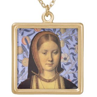 Queen Catherine of Aragon Portait Necklace
