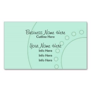 Business Card Template **Soft Blue Circles