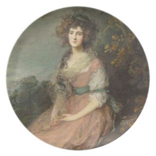 Mrs. Richard Brinsley Sheridan, 1785  87 Party Plates