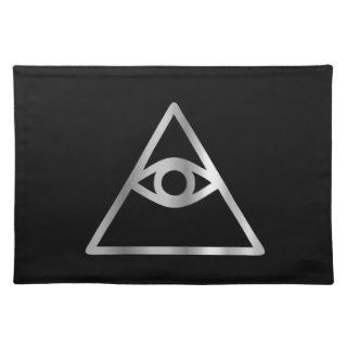 Cao dai Eye of Providence  Religious icon Place Mats