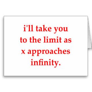 math geek love pick up line greeting cards