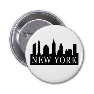 New York Skyline Pin