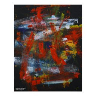 Abstract Painting 29 Fall Festival Print