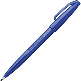 Pentel Recycled Sign Pen, Fine Point, Blue, Dozen  Make More Happen at