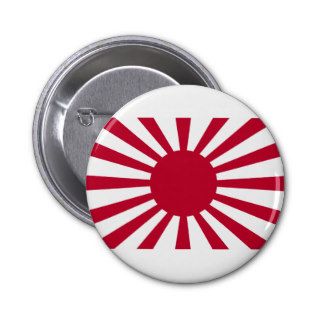 Rising Sun War Flag of the Imperial Japanese Army Pins