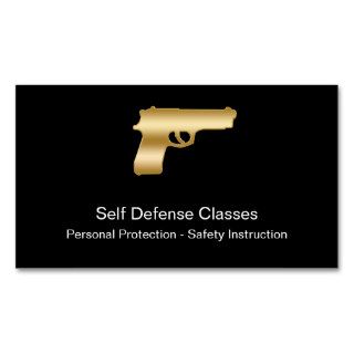 Self Defense Business Cards