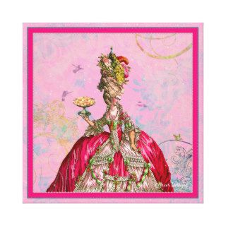 Marie Antoinette, Cakes and Peacock Gallery Wrap Canvas