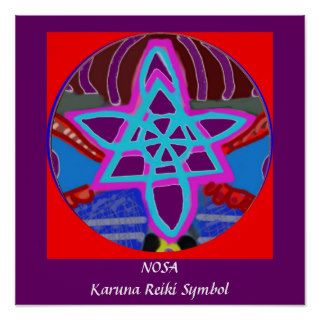 NOSA   Karuna Reiki Healing Symbol Print