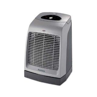 The Holmes Group   Oscillating Power Heater Fan, 9 3/32"x9 5/16"x13 1/8", Gray  Electric Household Fans  