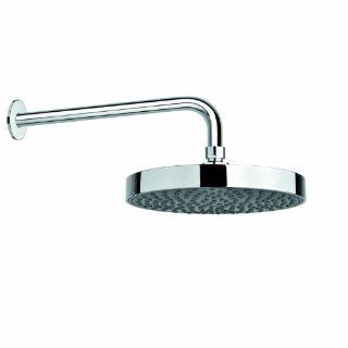 Gedy Chrome Rain Shower Head and 16 Inch Stainless Steel Shower Arm SUP1121   Showerheads  