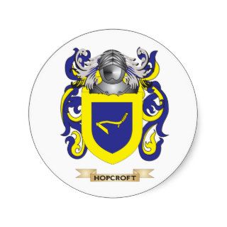 Hopcroft Coat of Arms (Family Crest) Sticker