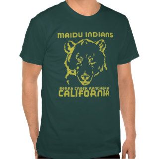 Maidu Indians California Olive T Shirts