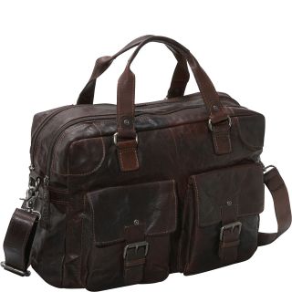 Jack Georges Spikes & Sparrow Collection Double Gusset Top Zip Briefcase