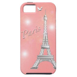 Eiffel Tower in Paris Pink iPhone 5 Case