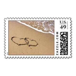 Hearts in the Sand Love stamps
