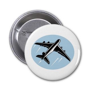 jumbo jet plane airplane aircraft flying flight button