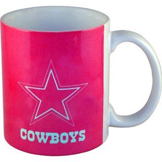 Dallas Cowboys Pink Logo Coffee Mug Kitchen & Dining