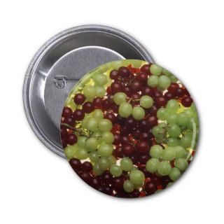 Red & Green Grapes ~ Kitchen Restaurant Cafe Decor Pinback Buttons