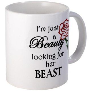 Beauty Looking for Beast Mug Mug by  Kitchen & Dining