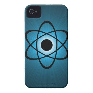 Nerdy Atomic BT iPhone 4 Case, Blue