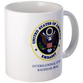 US Embassy   Baghdad Mug Mug by  Kitchen & Dining