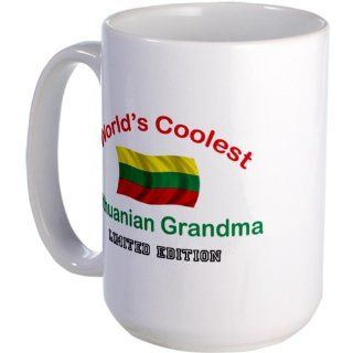 Coolest Lithuanian Grandma Large Mug Large Mug by  Kitchen & Dining